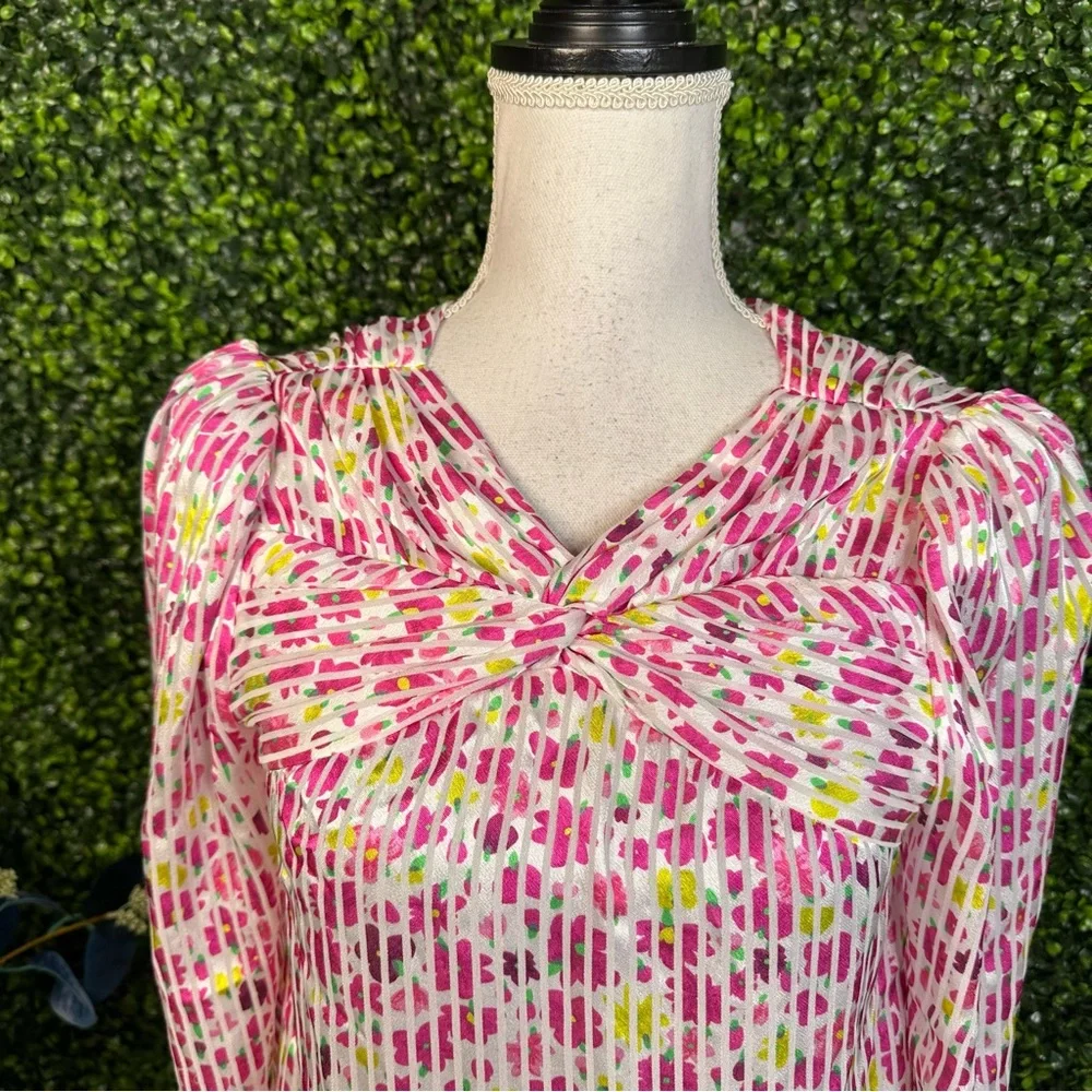 NWOT Kate Spade Marker Floral Devore‎ Top